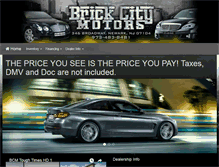 Tablet Screenshot of brickcitymotors.com